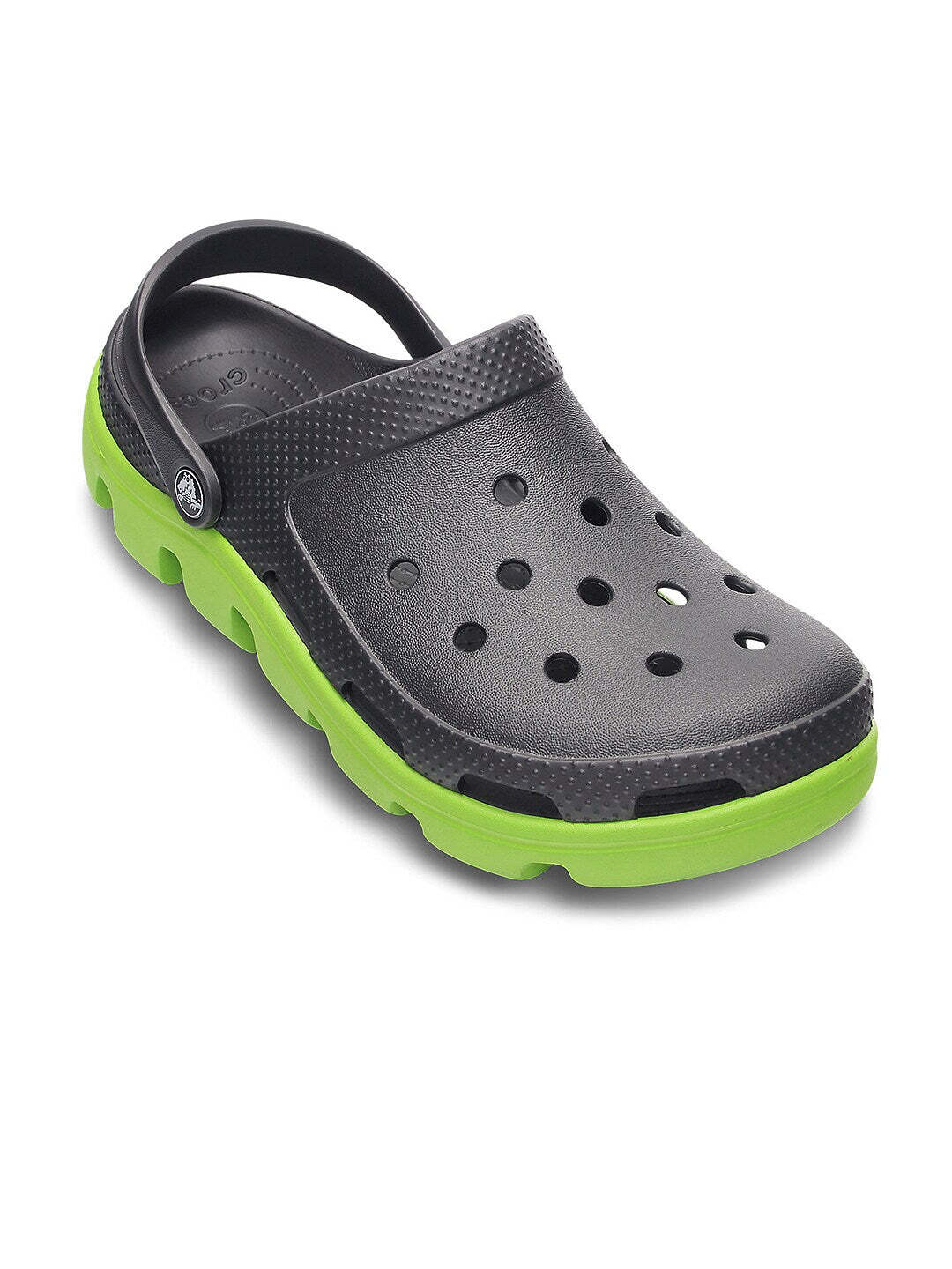 Duet Unisex Black Green Clogs